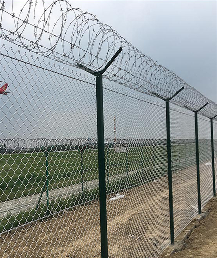 機場鋁包鋼勾花網圍界圖片5
